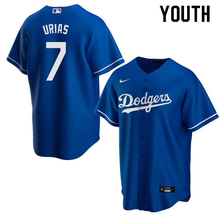 Nike Youth #7 Julio Urias Los Angeles Dodgers Baseball Jerseys Sale-Blue